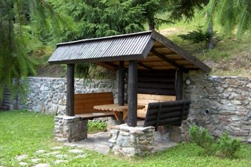 Slovačka Chata Horná Lehota, Eksterijer